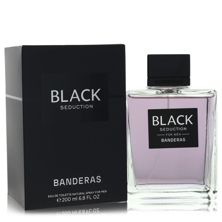Seduction In Black 6.8 oz Eau De Toilette Spray For Men By Antonio Banderas