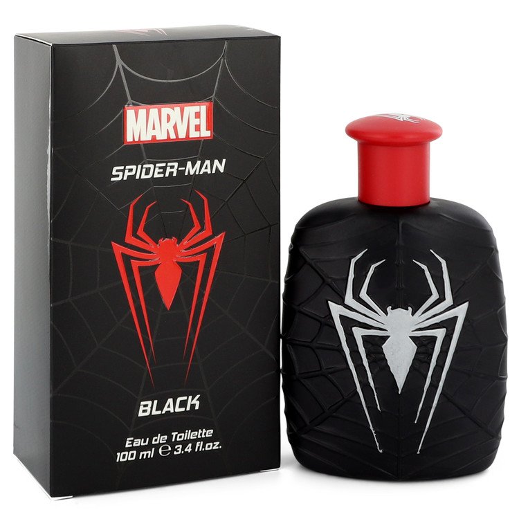 Spiderman Black 3.4 oz Eau De Toilette Spray For Men By Marvel