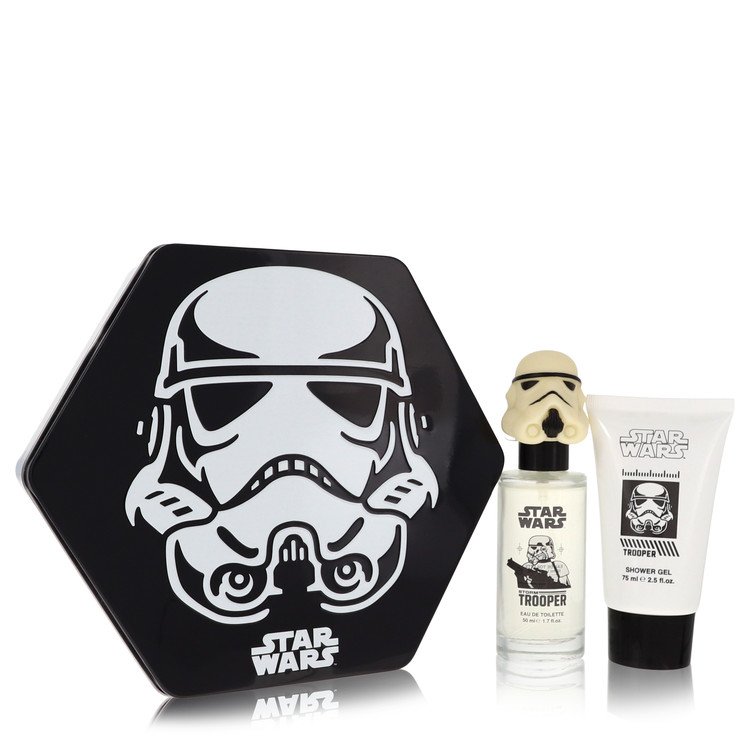Star Wars Stormtrooper 3d Gift Set 1.7 oz Eau De Toilette Spray + 2.5 oz Shower Gel For Men By Disney