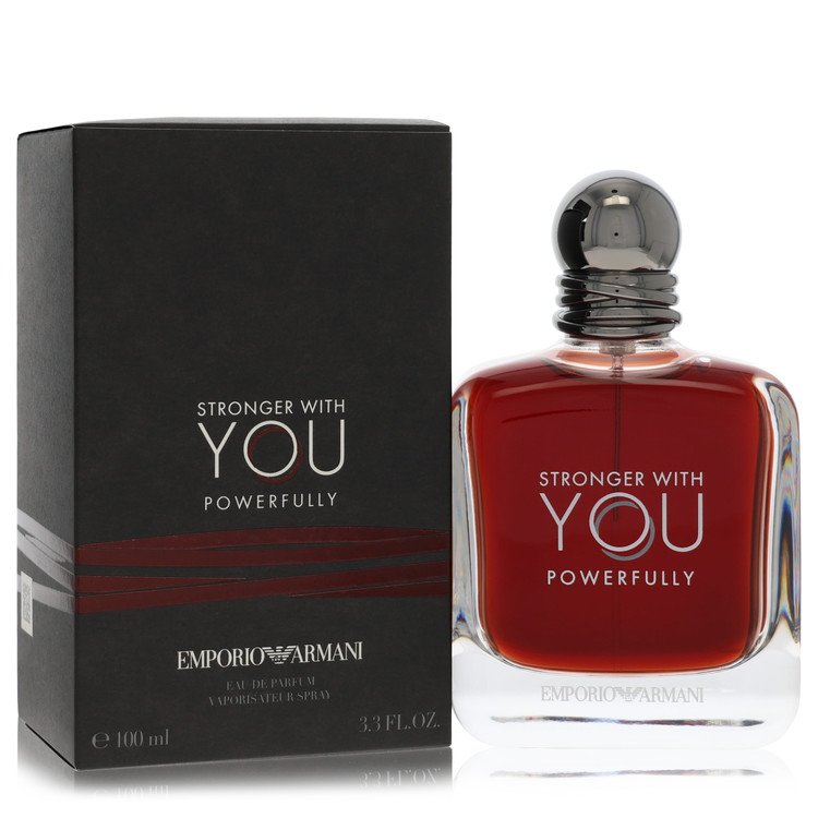 Stronger With You Powerfully 3.4 oz Eau De Parfum Spray For Men By Giorgio Armani