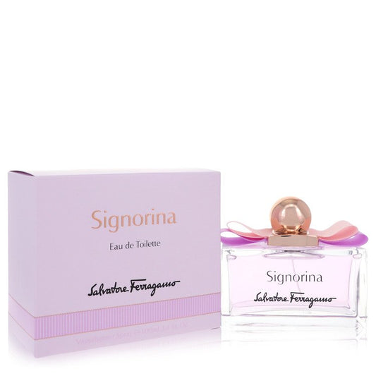 Signorina 3.4 oz Eau De Toilette Spray For Women By Salvatore Ferragamo