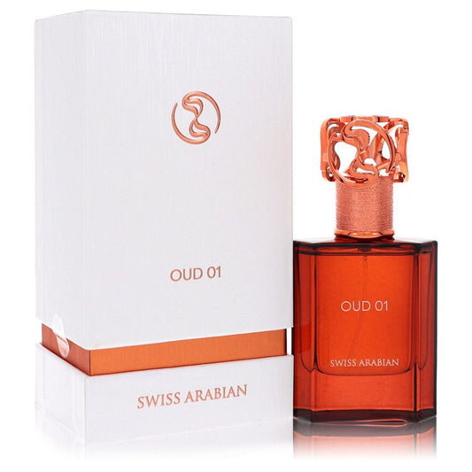 Swiss Arabian Oud 01 Eau De Parfum Spray 1.7 oz Eau De Parfum Spray (Unisex) For Men By Swiss Arabian