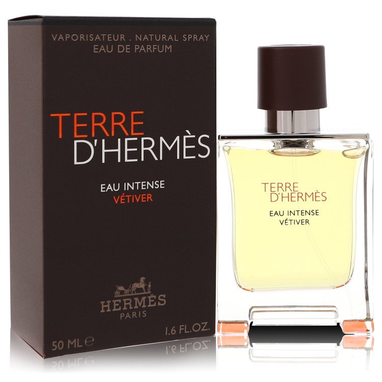 Terre D'hermes Eau Intense Vetiver 1.7 oz Eau De Parfum Spray For Men By Hermes