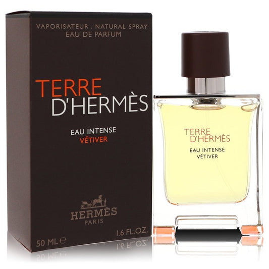 Terre D'hermes Eau Intense Vetiver 1.7 oz Eau De Parfum Spray For Men By Hermes