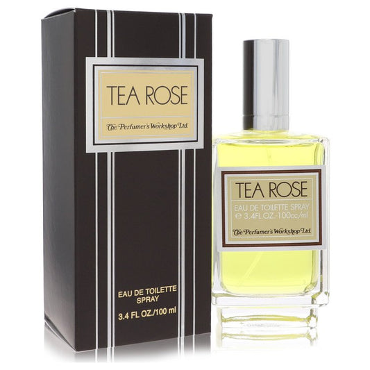 Tea Rose 3.4 oz Eau De Toilette Spray For Women By Perfumers Workshop