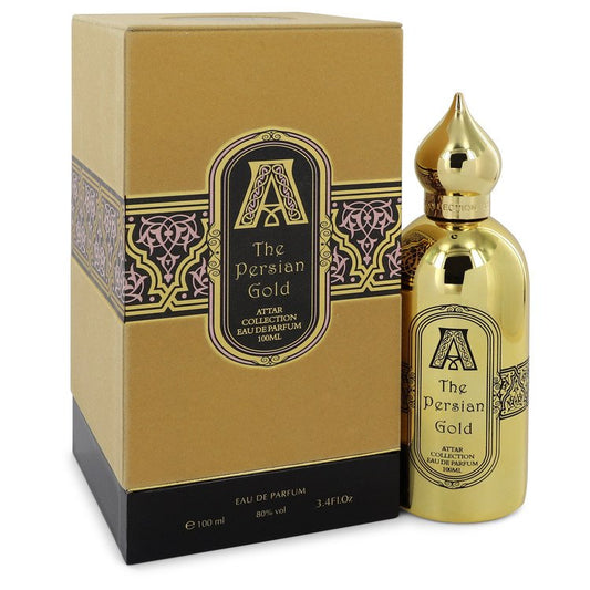The Persian Gold Eau De Parfum Spray 3.4 oz Eau De Parfum Spray (Unisex) For Men By Attar Collection