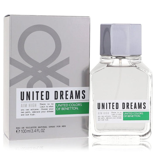 United Dreams Aim High 3.4 oz Eau De Toilette Spray For Men By Benetton