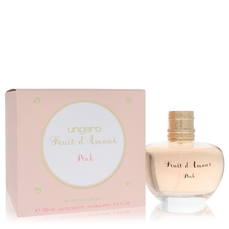 Ungaro Fruit D'amour Pink 3.4 oz Eau De Toilette Spray For Women By Ungaro