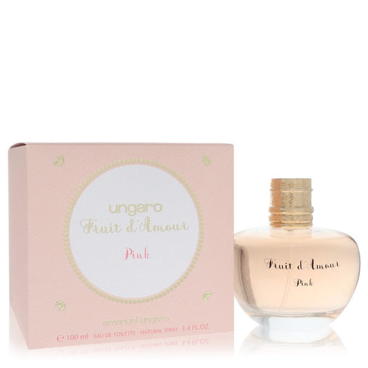 Ungaro Fruit D'amour Pink 3.4 oz Eau De Toilette Spray For Women By Ungaro
