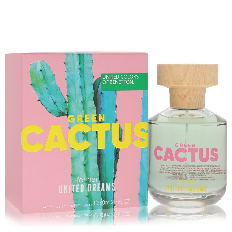 United Dreams Green Cactus 2.7 oz Eau De Toilette Spray For Women By Benetton