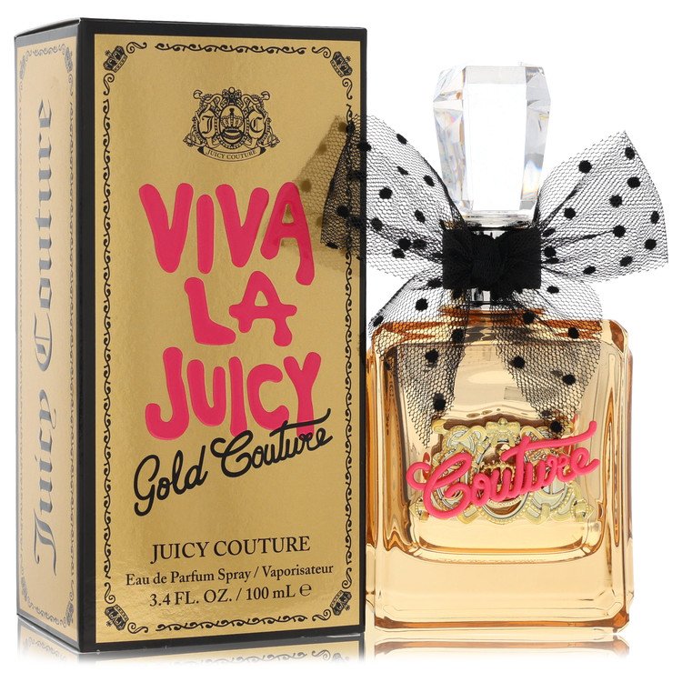 Viva La Juicy Gold Couture 3.4 oz Eau De Parfum Spray For Women By Juicy Couture