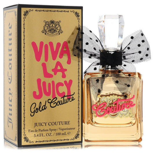 Viva La Juicy Gold Couture 3.4 oz Eau De Parfum Spray For Women By Juicy Couture