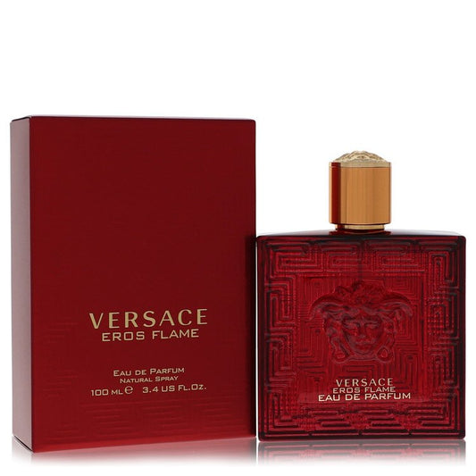 Versace Eros Flame 3.4 oz Eau De Parfum Spray For Men By Versace