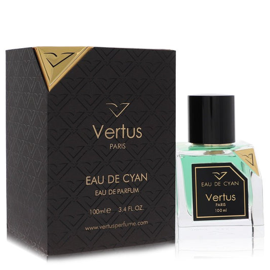 Vertus Eau De Cyan Eau De Parfum Spray 3.4 oz Eau De Parfum Spray (Unisex) For Men By Vertus