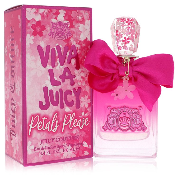 Viva La Juicy Petals Please 3.4 oz Eau De Parfum Spray For Women By Juicy Couture