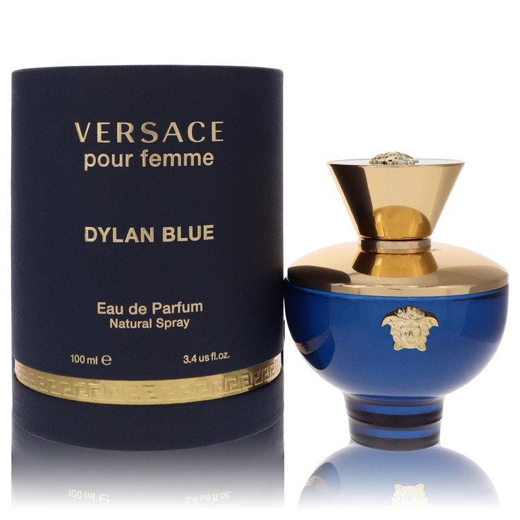 Versace Pour Femme Dylan Blue 3.4 oz Eau De Parfum Spray For Women By Versace