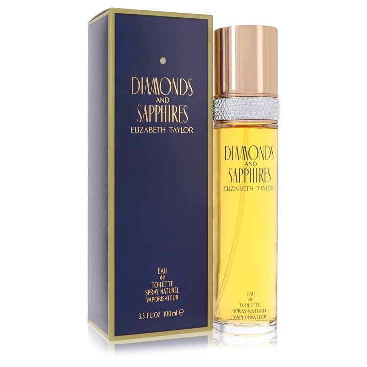 Diamonds & Sapphires 3.4 oz Eau De Toilette Spray For Women By Elizabeth Taylor