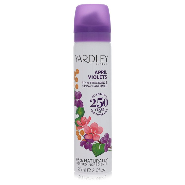 April Violets 2.6 oz Body Spray For Women By Yardley London