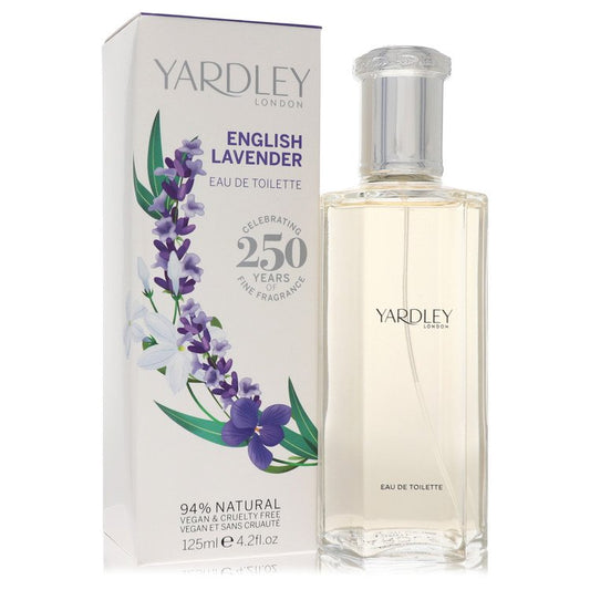 English Lavender Eau De Toilette Spray 4.2 oz Eau De Toilette Spray (Unisex) For Women By Yardley London