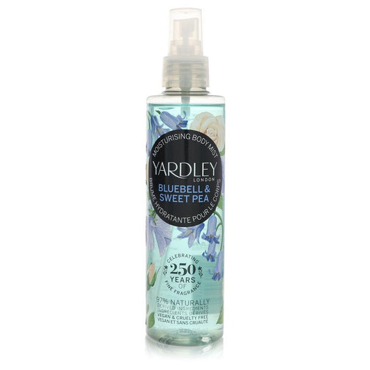 Yardley Bluebell & Sweet Pea 6.8 oz Moisturizing Body Mist For Women By Yardley London